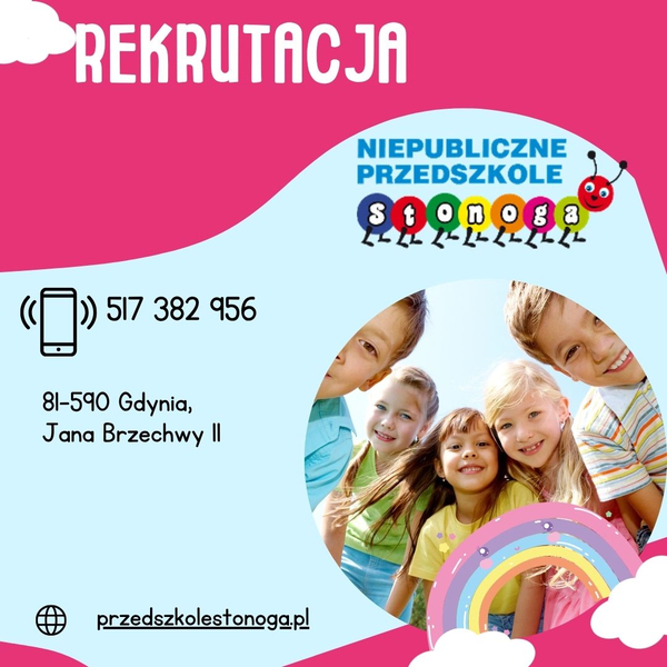 Zdjęcie na okładce dla Niepubliczne Przedszkole Stonoga | Gdynia